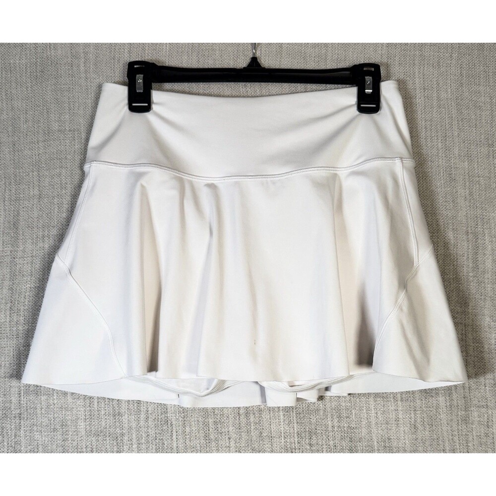 Athleta Ace Tennis Skort 13.5 White Athletic Golf Skirt Womens